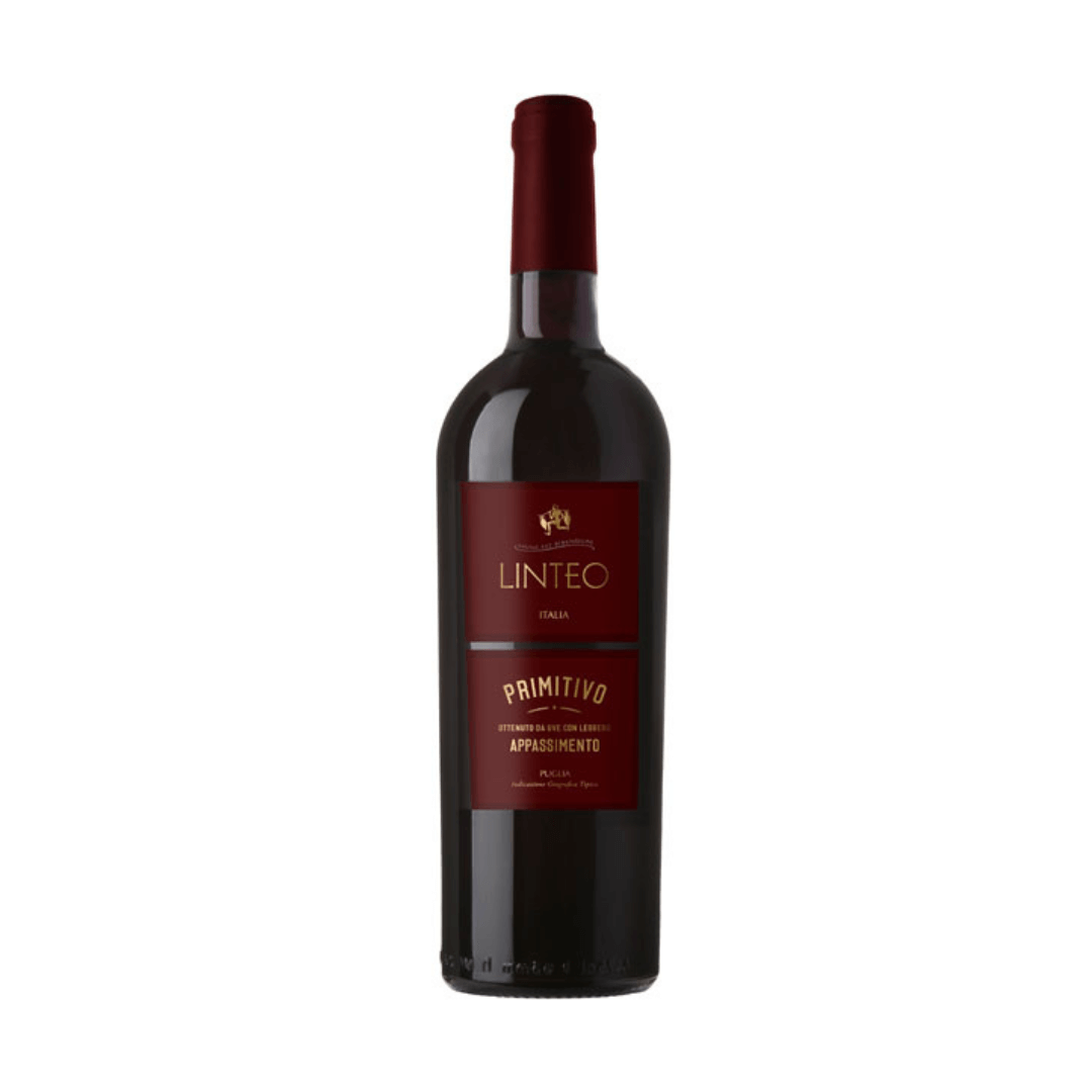 Linteo Primitivo Appassimento 2024 Rotwein aus Apulien Italien Flasche