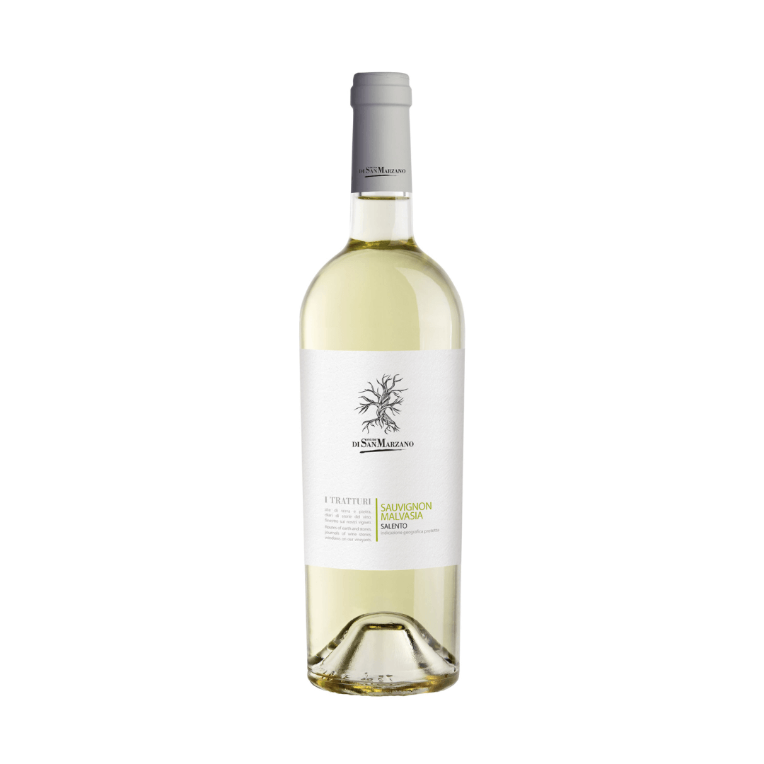 I Tratturi Bianco 2025 Weißwein aus Apulien Italien Cantine San Marzano Flasche