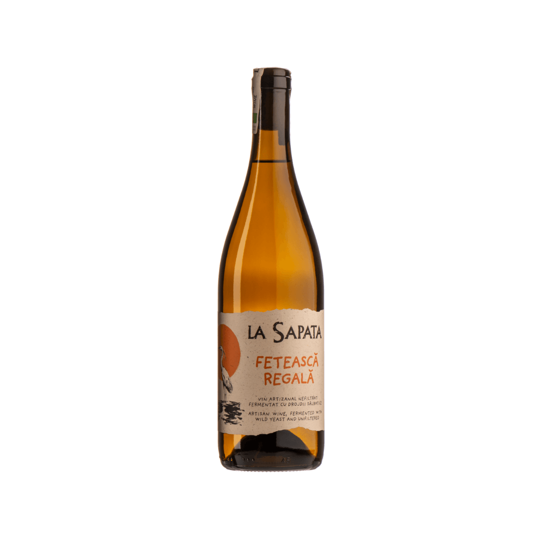 La Sapata Fetească Regală DOC 2024 Flasche Naturwein Weißwein aus Rumänien mit floraler Frische und gelber Frucht