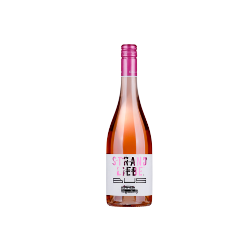 Strandliebe Rosé 2025 Weingut Bus Flasche Roséwein aus der Pfalz Deutschland