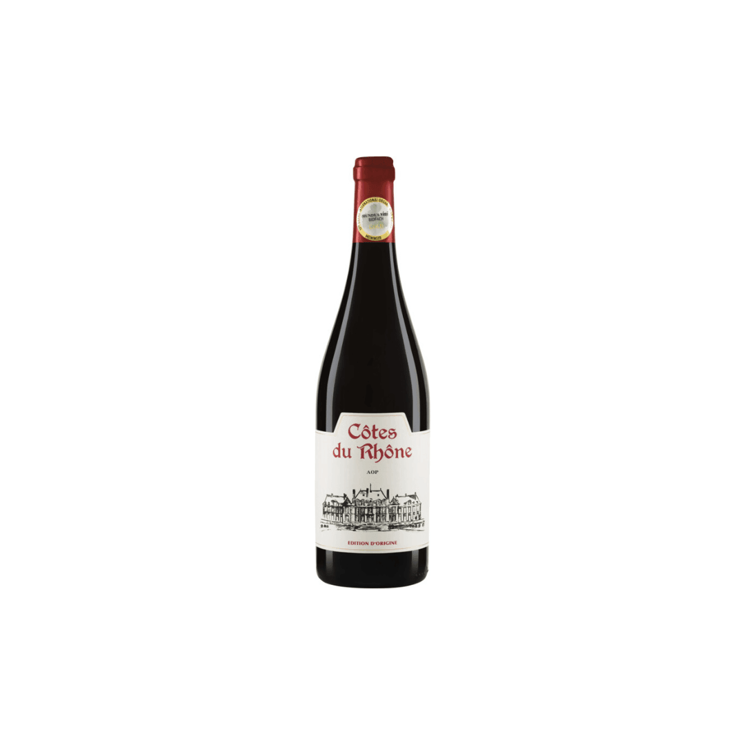 Côtes du Rhône ÉDITION D’ORIGINE 2024 Flasche – französischer Rotwein aus der Rhône